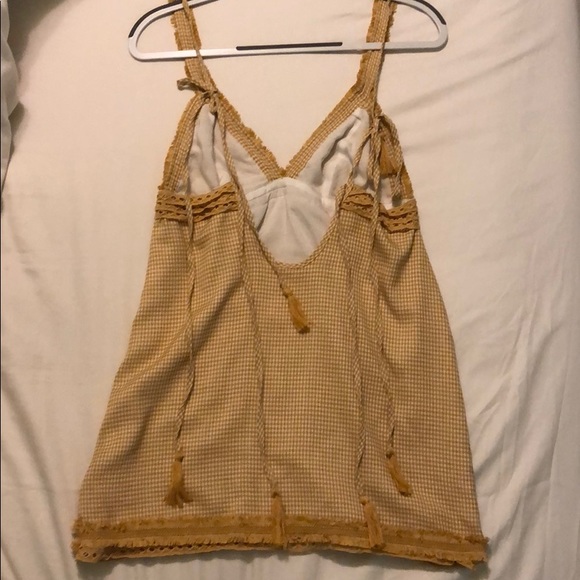 Yellow gingham dress - Picture 2 of 4